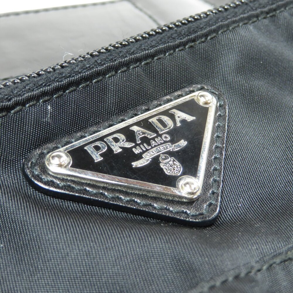 Prada logo plate hip bag waist Bum Body Bag Black - Picture 7 of 11